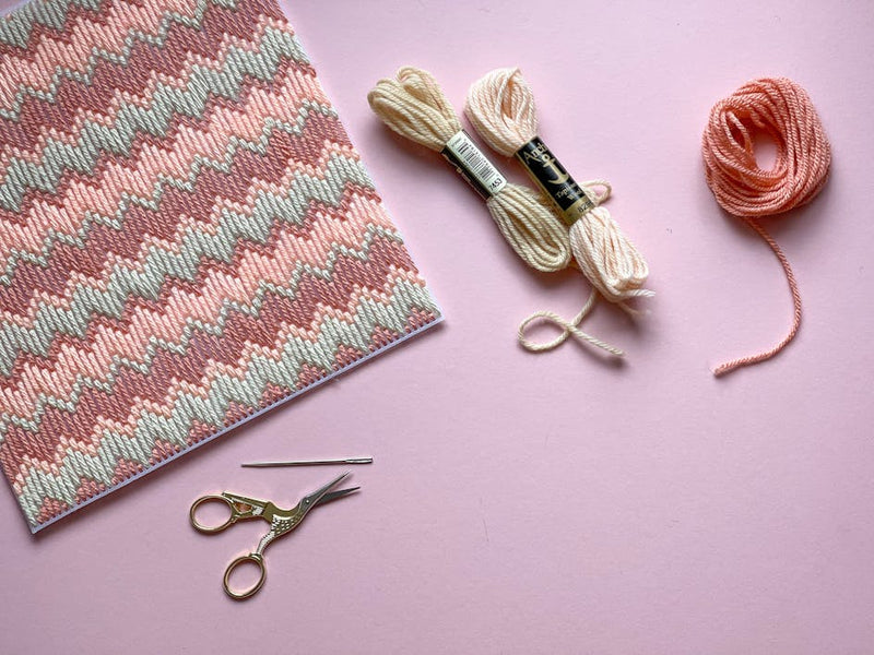 Learn how to make a bargello wall hanging