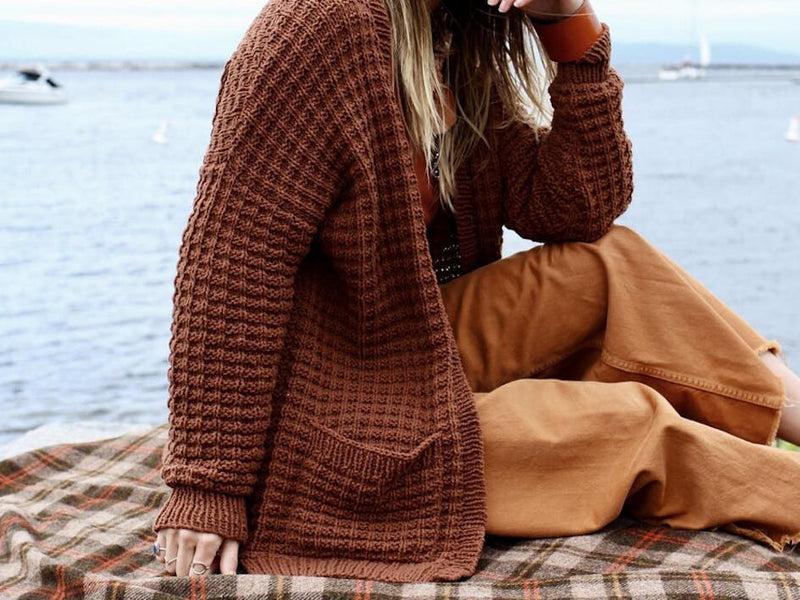 How to knit the waffle stitch