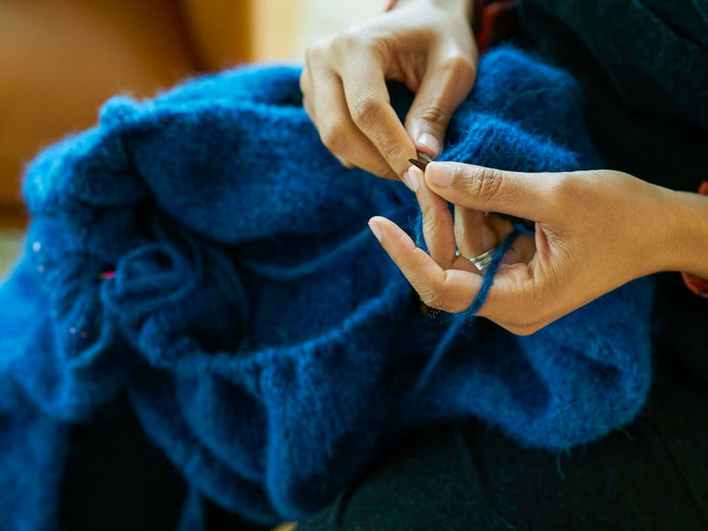 Cable cast on for knitting