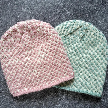 Mosaic Hat - Chunky Knit Beanie Hat