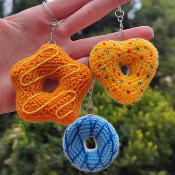 Donut Keychain Set