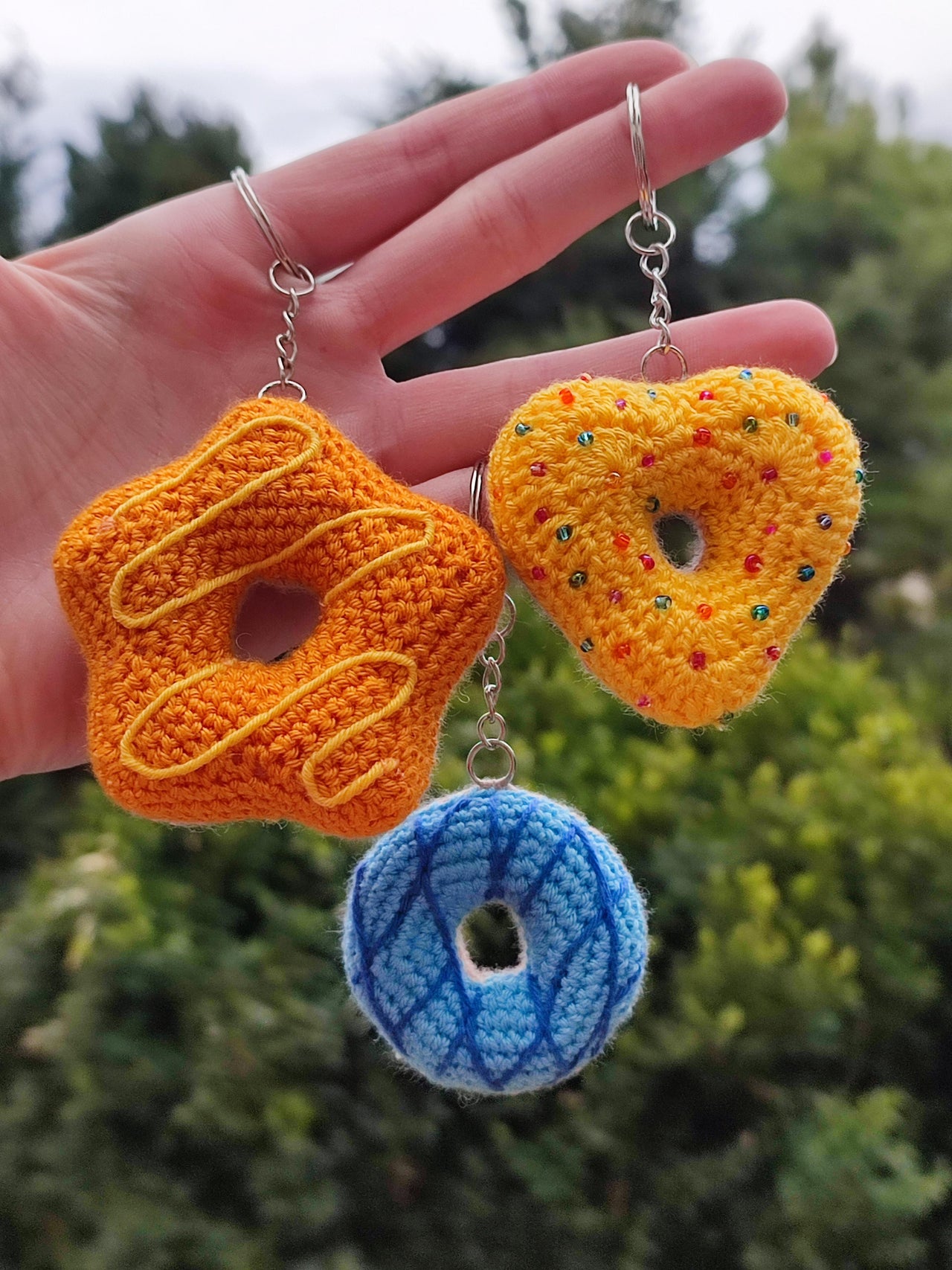Donut Keychain Set
