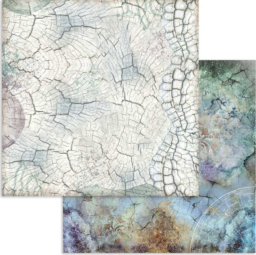 Stamperia Intl Stamperia Double-Sided Cardstock 12"X12" 10/Pkg - Cosmos Bark