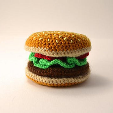 Hamburger Crochet Pattern, Hamburger Amigurumi, Cheeseburger Crochet Pattern, Cheeseburger Amigurumi