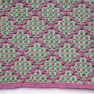 Textured Tiles Afghan