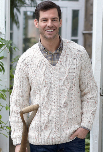 Sweaters in Hayfield Bonus Aran Tweed - 7373 - Downloadable PDF