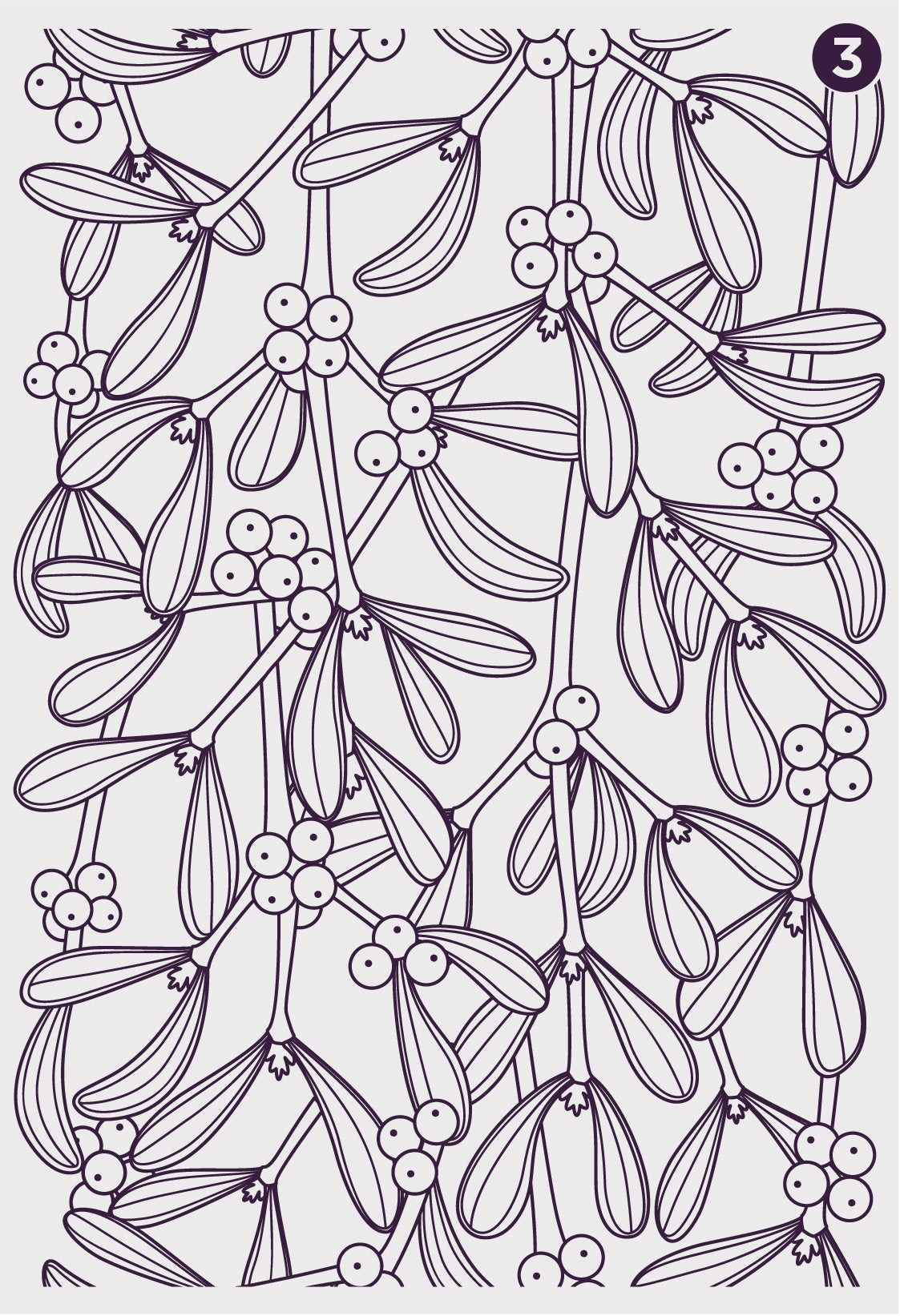 Crafter's Companion Background Layering Stamps - Mistletoe Moments