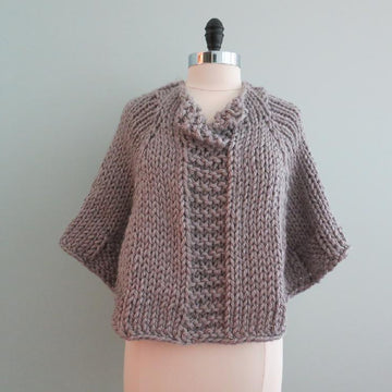 Snowy Poncho - Two Patterns - Many Possibilties