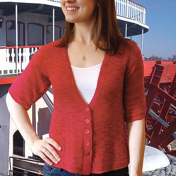 E-Z V-Neck Cardigan to Knit