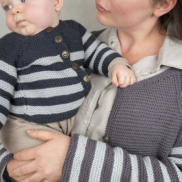 Chime Baby Cardigan  in Rowan Baby Cashsoft Merino- RB004-00002-ENP - Downloadable PDF