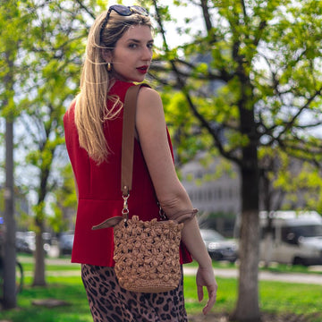 Flower bucket bag
