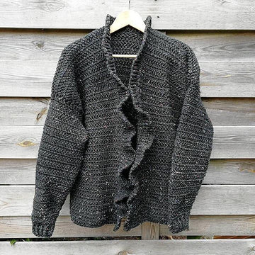 Hibiscus Herringbone Cardigan