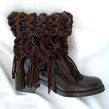 885-Fringed Boot Cuffs