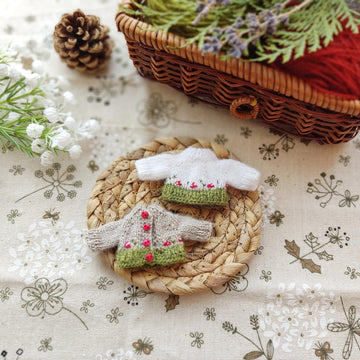 Fly Agarics sweater for Little Sister Maileg Mouse