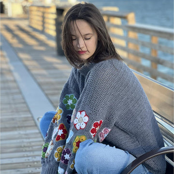 African Flower Sweater