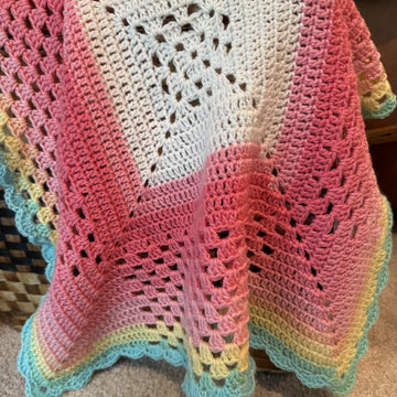 Easy Beginner's Squared and Beautiful Baby Blanket