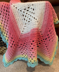 Easy Beginner's Squared and Beautiful Baby Blanket