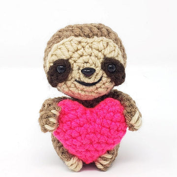 Valentine the Sloth Amigurumi