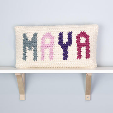 Personalized Name Pillow 12" x 20" Bedroom Child Baby