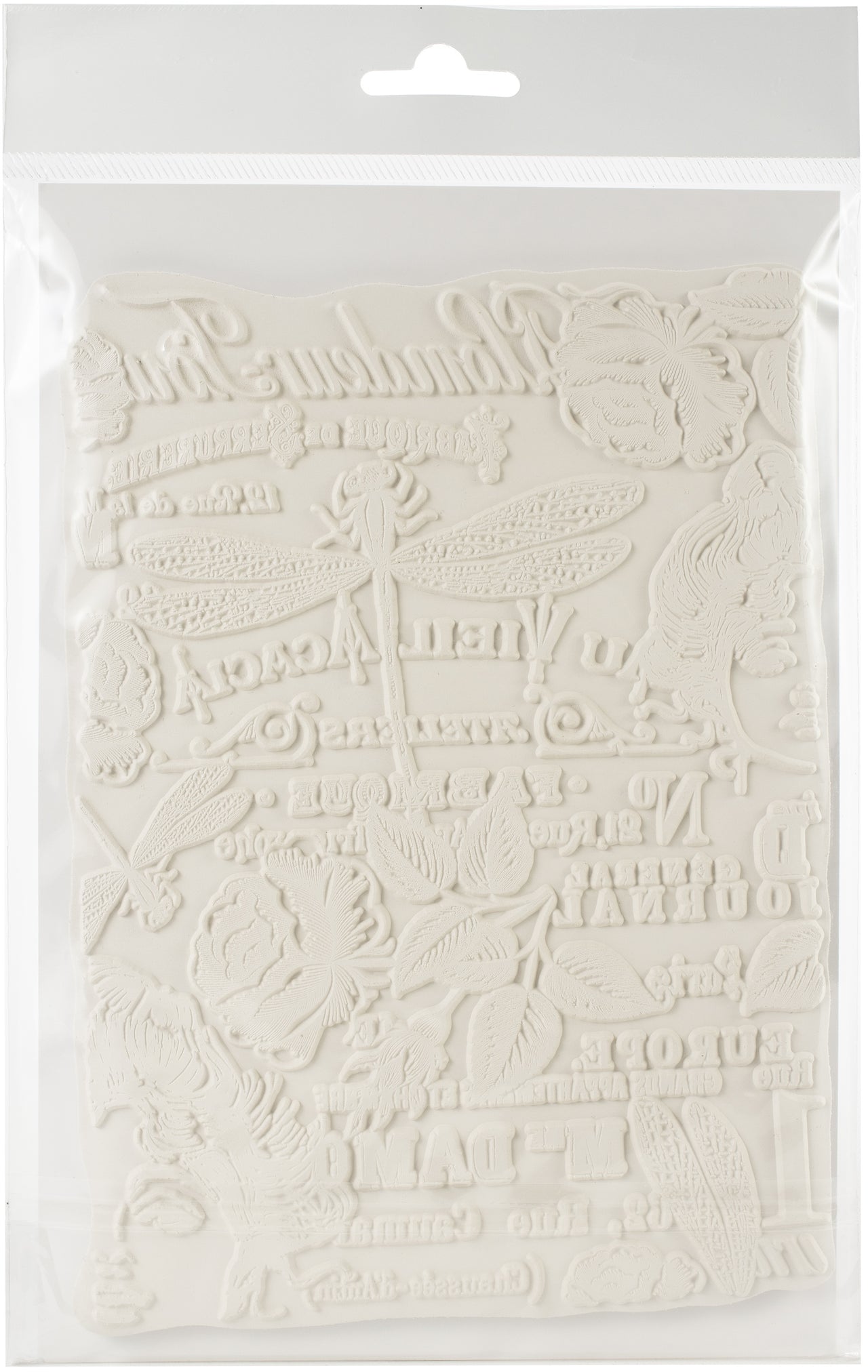 Carabelle Studio Cling Stamp A5 By Jen Bishop - Fabric Collage