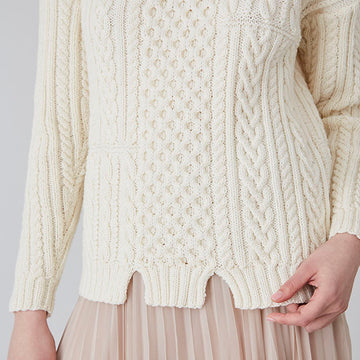 Crieff - Jumper Knitting Pattern for Women in Debbie Bliss Rialto DK - Downloadable PDF