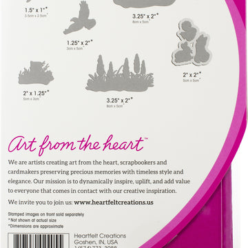 Heartfelt Creations Cut & Emboss Dies - Create A 'scape Nature 1" To 3.25"
