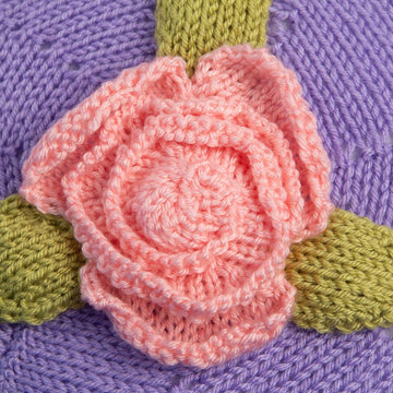 Shabby Chic Tea Rose Cushion
