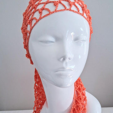 Crochet Trellis Mesh Head Wrap