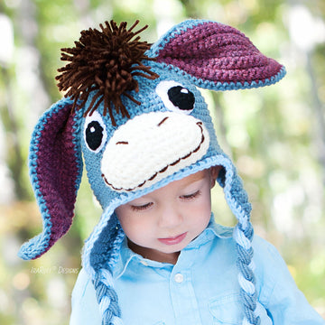Funky Donkey Hat with Tail