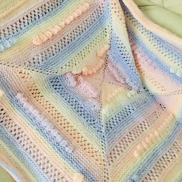 Honeysuckle baby blanket