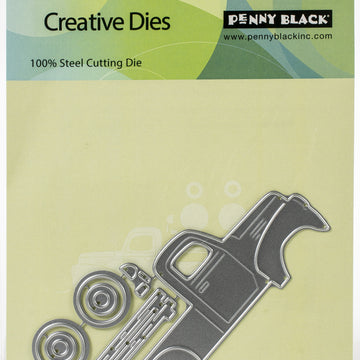 Penny Black Creative Dies - Vintage Truck 5.1"X2.2"
