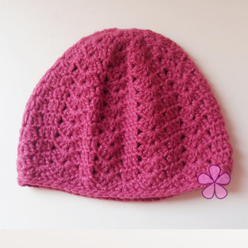 "Cascade" lacy beanie _ C26