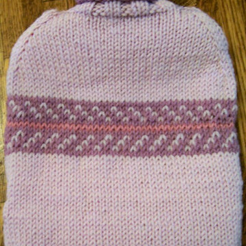 Cozy to Keep You Cozy -- hot water bottle cover