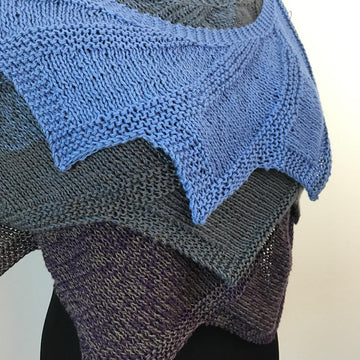 Night Flier Short Row Caplet