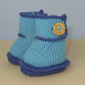 Baby One Button Bumper Booties