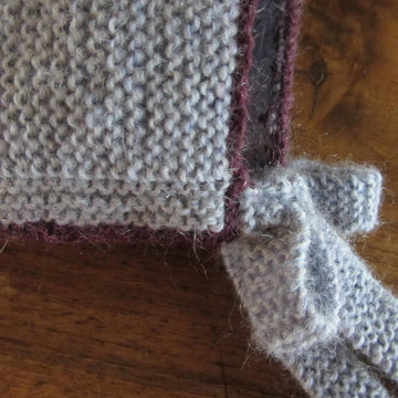 Garter Stitch Baby Bonnet