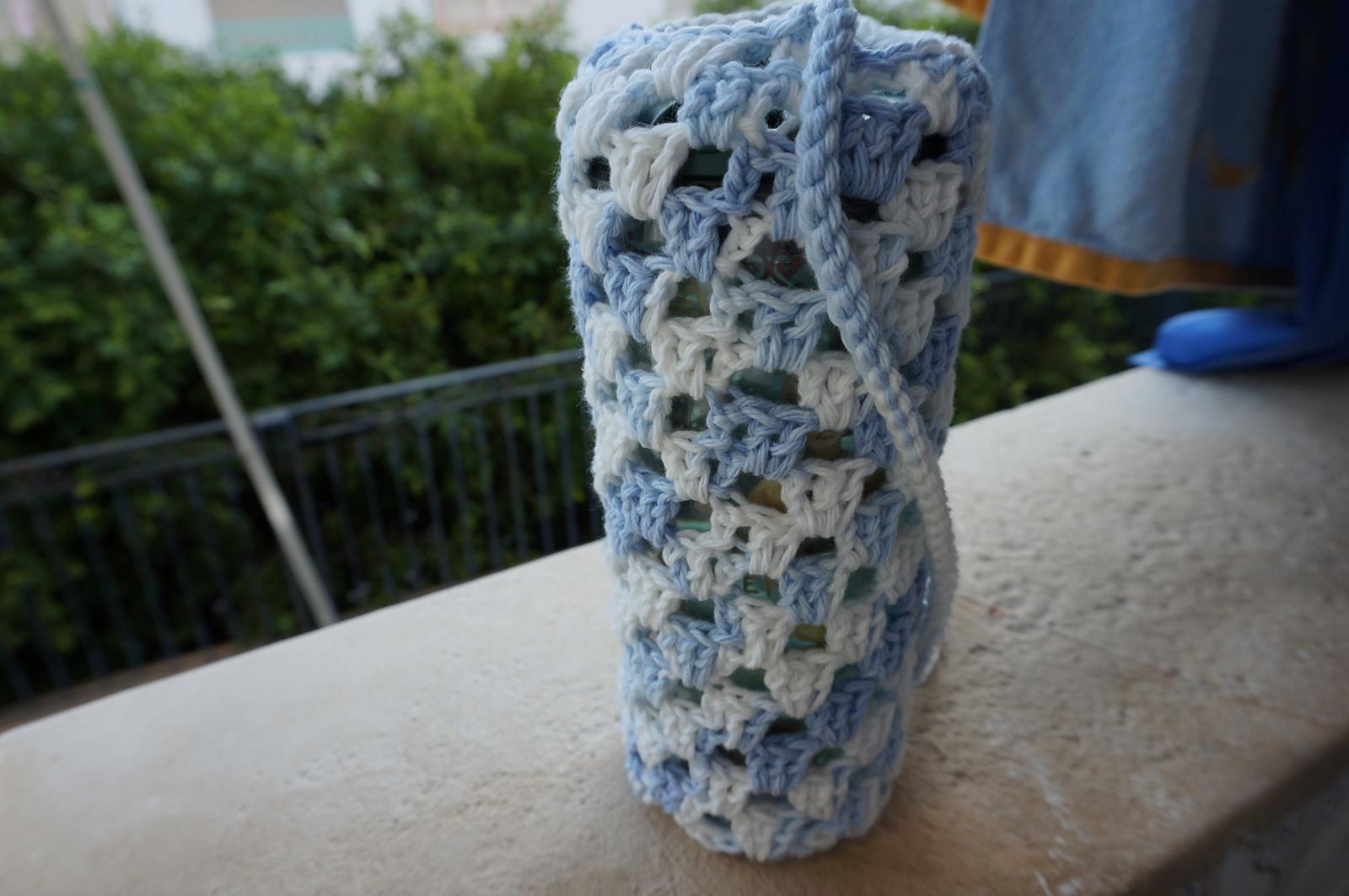Granny stripes  bottle holder