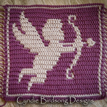 Valentine's Day Mosaic Square - Cupid Strikes!