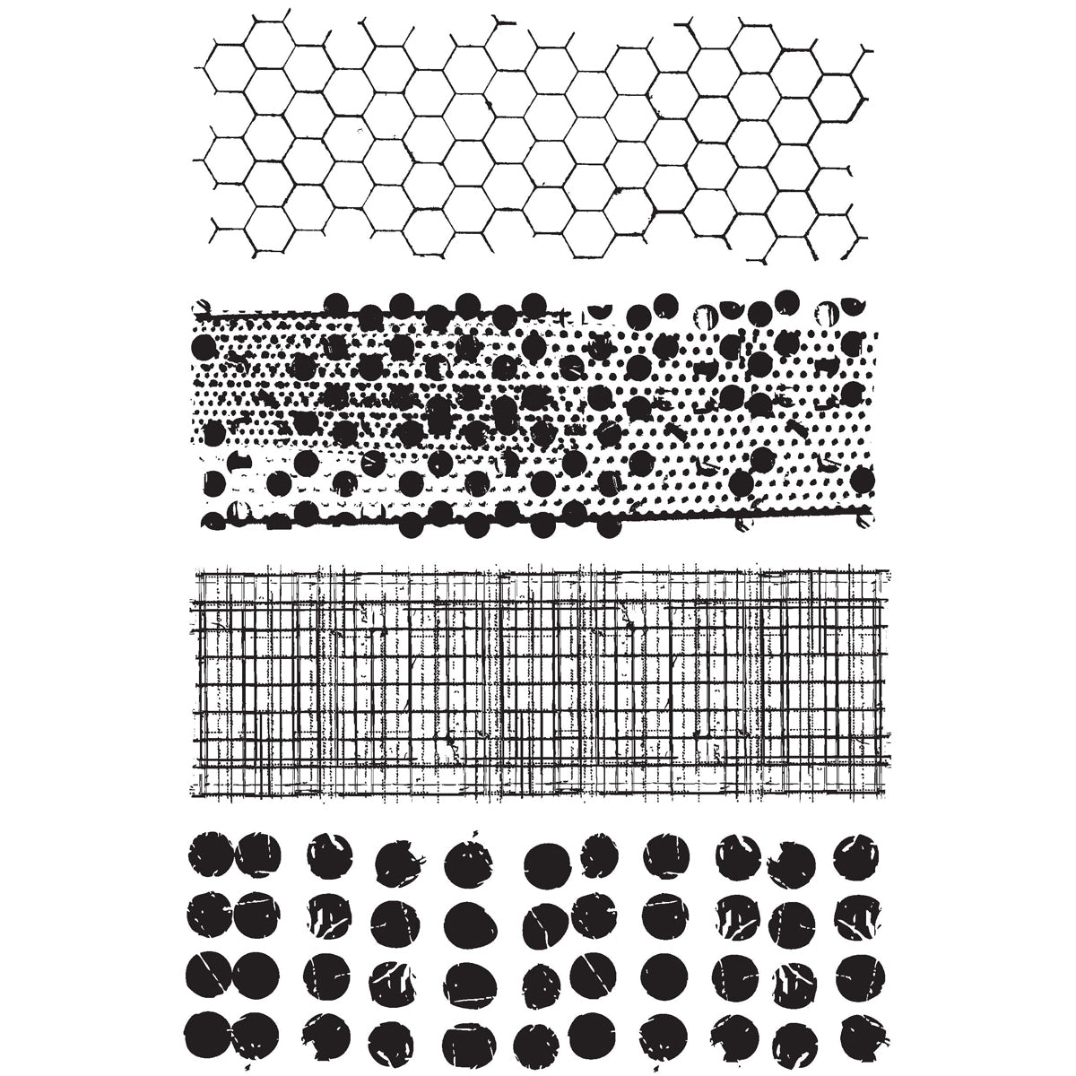 Stampers Anonymous Tim Holtz Cling Stamps 7"X8.5" - Mixed Media