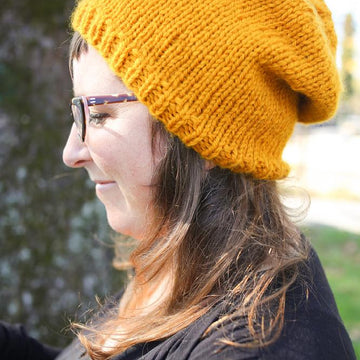 The Teach-Your-Friend-How-To-Knit-A-Hat Hat
