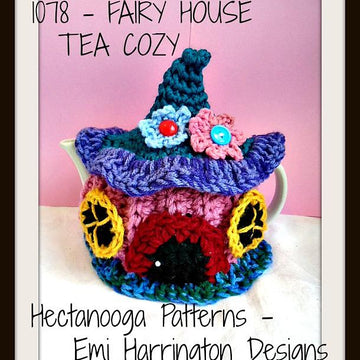 1078-FAIRY HOUSE Tea Cozy