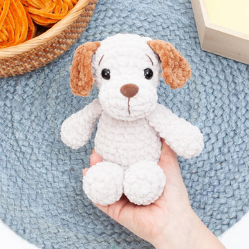 Crochet Dog Pattern, puppy plushie