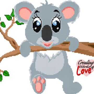Hanging Koala Stitch Graph