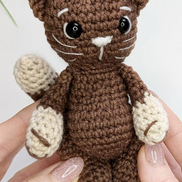 Crochet kitty cat amigurumi pattern pattern, easy crochet animal pattern