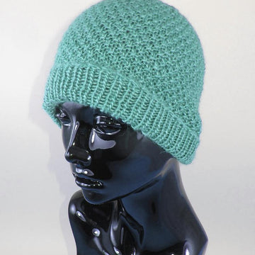 Double Moss (Seed) Stitch Beanie Hat
