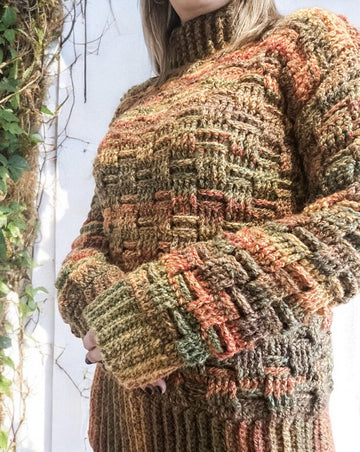Chunky weave sweater