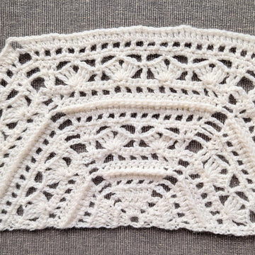 Half-Circle Crochet Shawl Chart #44
