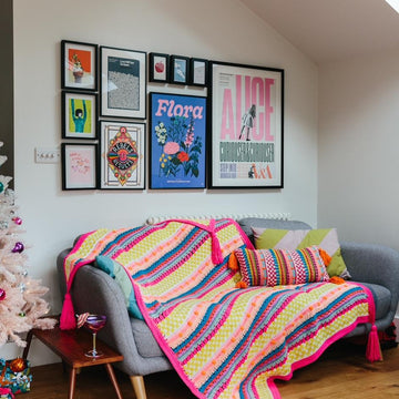 Disco Diva Blanket and Cushion Pattern