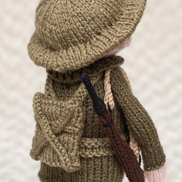 Knitted WWII Soldier