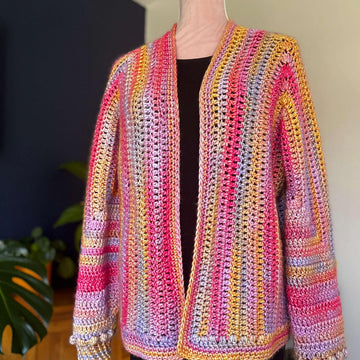 Solid Flexi Hexi Longline Cardi